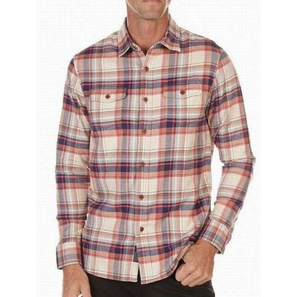 Grayers Men's Button Down Dress Shirt In Red Blue Plaid Size Large L $100